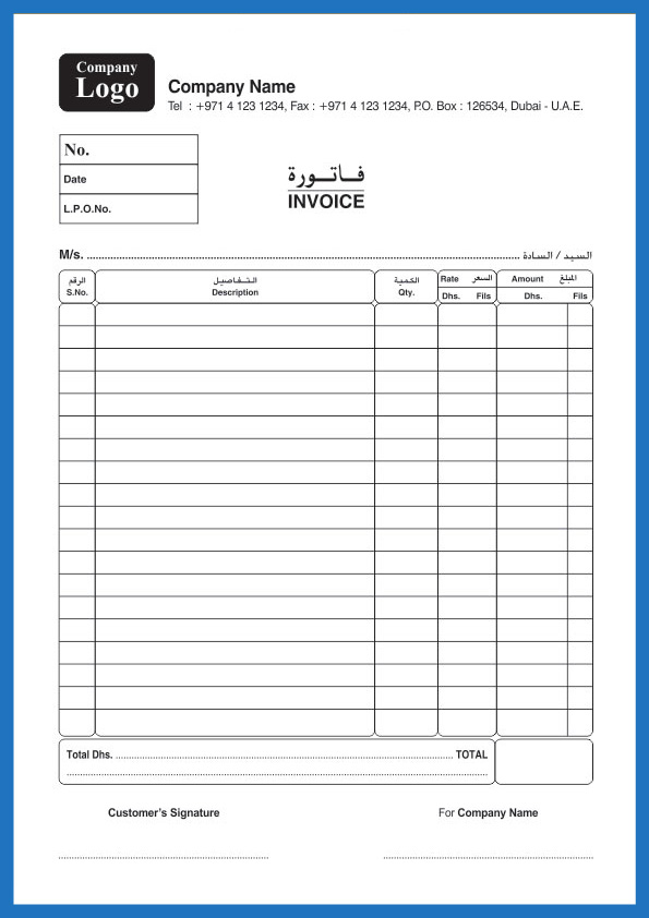 Invoice Books - Color Track Printing Center