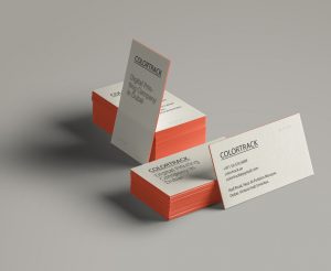 Business-Card-color-edge-orange-Colortrack