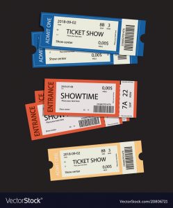Set of eleven vector tickets show and coupons templates